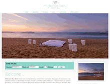 Tablet Screenshot of mykonosbay-hotel.com